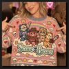 scare bears horror icons parody ugly christmas sweater 1