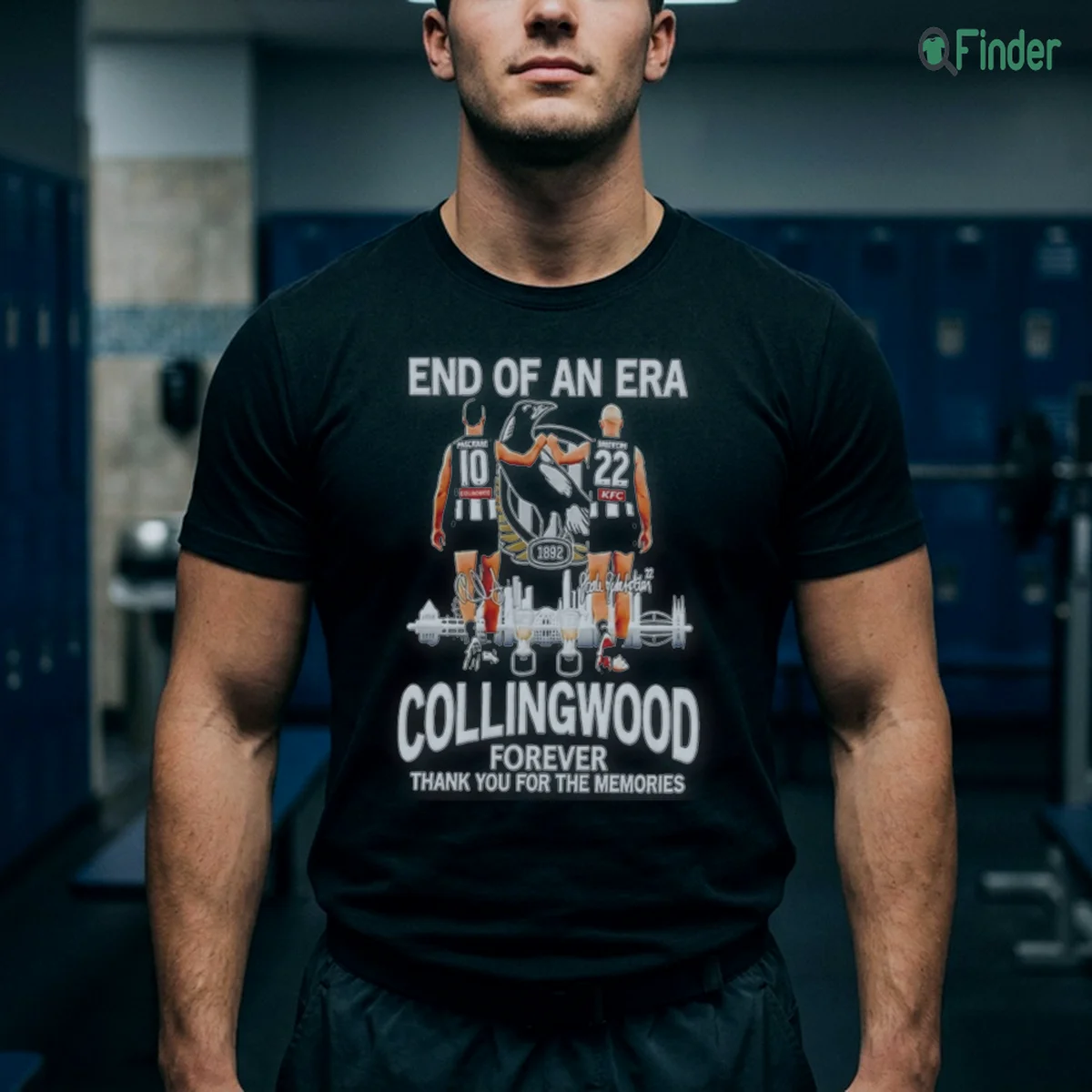 scott pendlebury and steele sidebottom collingwood foreve tshirt black male3 scott pendlebury and steele sidebottom collingwood foreve tshirt black male3