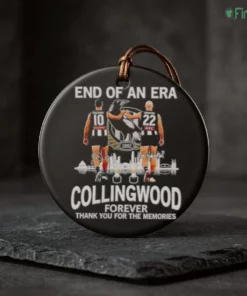 scott pendlebury and steele sidebottom collingwood forever ceramic ornament