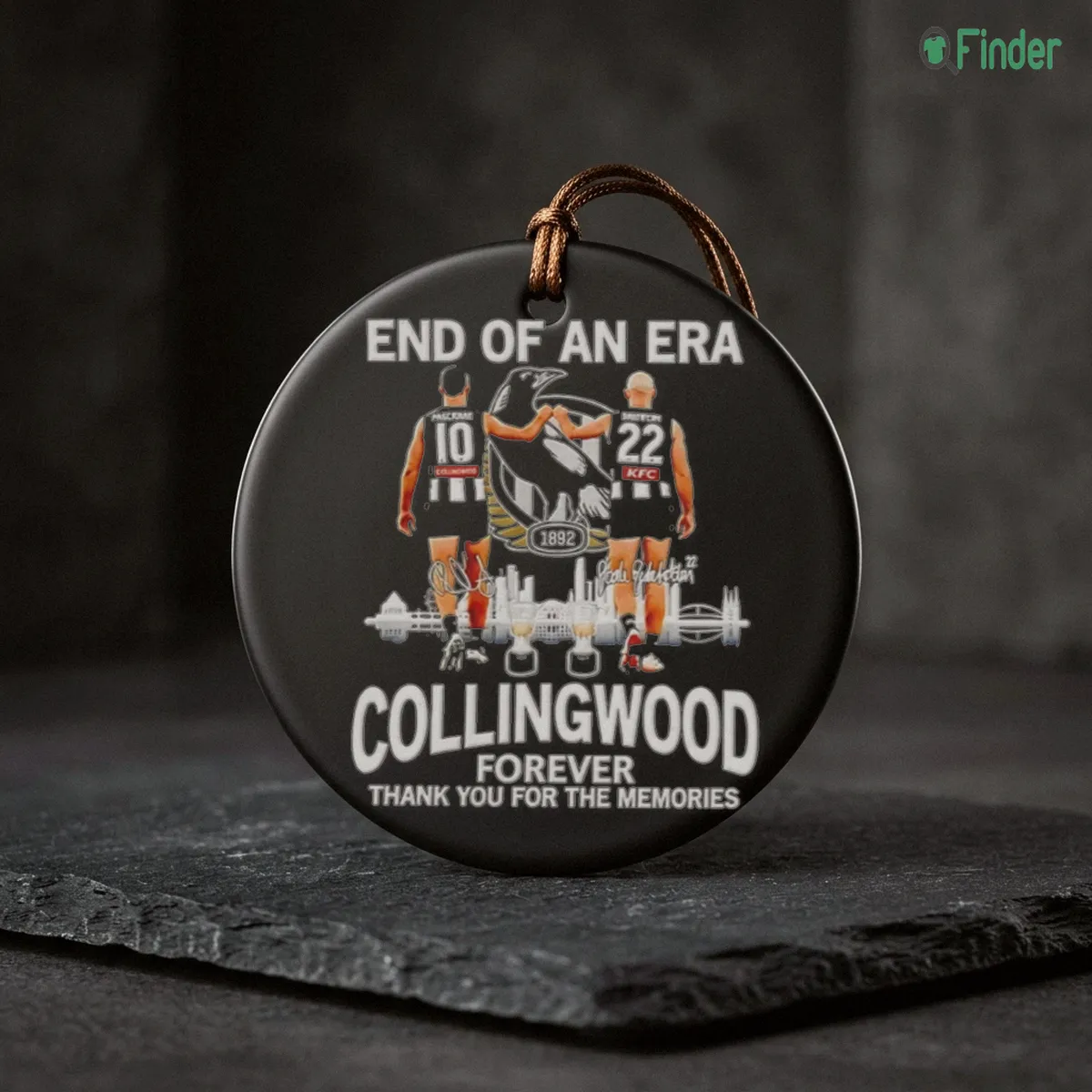 Scott Pendlebury And Steele Sidebottom Collingwood Forever End Of An Era Signature Shirt - Design Preview