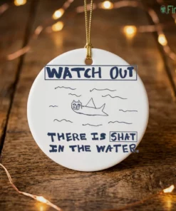 shat in the water kids ornament
