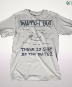 shat in the water kids t shirt