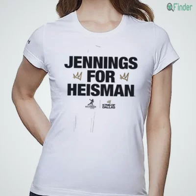 smu football kevin jennings for heisman t shirt