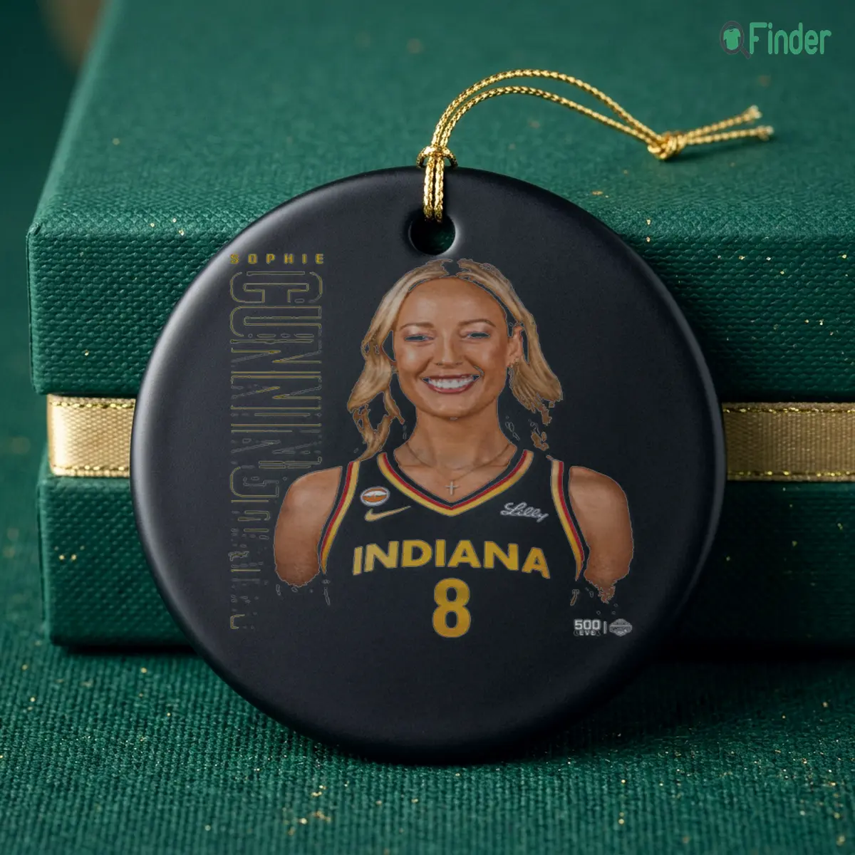 sophie cunningham indiana fever vertical wht ornament sophie cunningham indiana fever vertical wht ornament