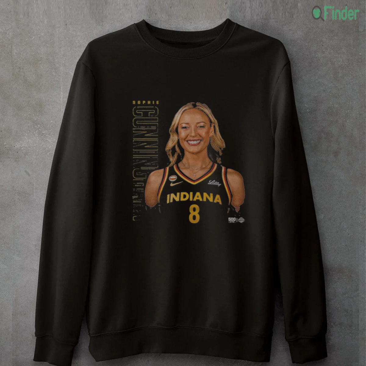 sophie cunningham indiana fever vertical wht sweatshirt sophie cunningham indiana fever vertical wht sweatshirt