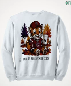 south carolina gamecocks tiger fall is my favorite color 2026 sweatshirt
