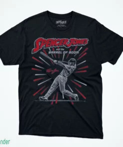 spencer jones and the barrel of boom shirt 1