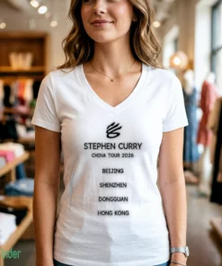 stephen curry li ning x curry china tour city shenzhen 2026 t shirt 2