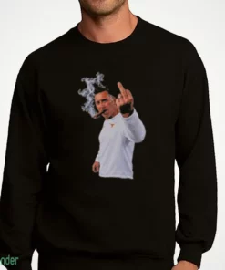steve sarkisian smoking middle finger shirt 4