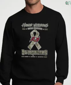 tampa bay buccaneers honor veterans who served sweatshirt