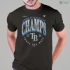 tampa bay rays 2026 al east division champions locker room t shirt