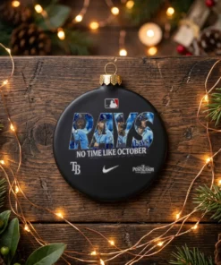 tampa bay rays 2026 postseason legend no time like october black ornament