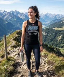 tampa bay rays mlb no time like october 2026 postseason logo black tanktop alpine ridge