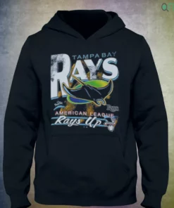tampa bay rays mlb up stingray mascot baseball cap logo hoodie