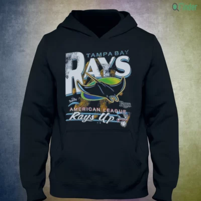 tampa bay rays mlb up stingray mascot baseball cap logo hoodie