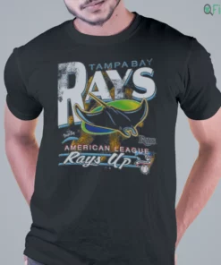 tampa bay rays mlb up stingray mascot baseball cap logo t shirt