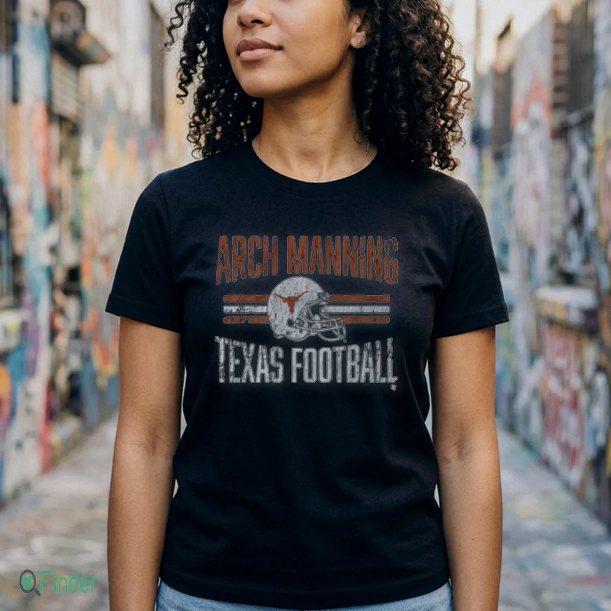 Texas Football Arch Manning Helmet Hero Shirt - Design Preview