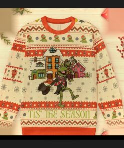 the muppet christmas carol kermit tiny tim ugly christmas sweatshirt 2