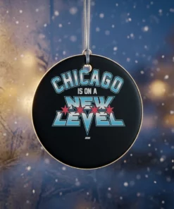the new level chicago is on a new level ornament