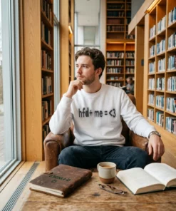 the unraveled tour hfd plus me white sweatshirt book lounge