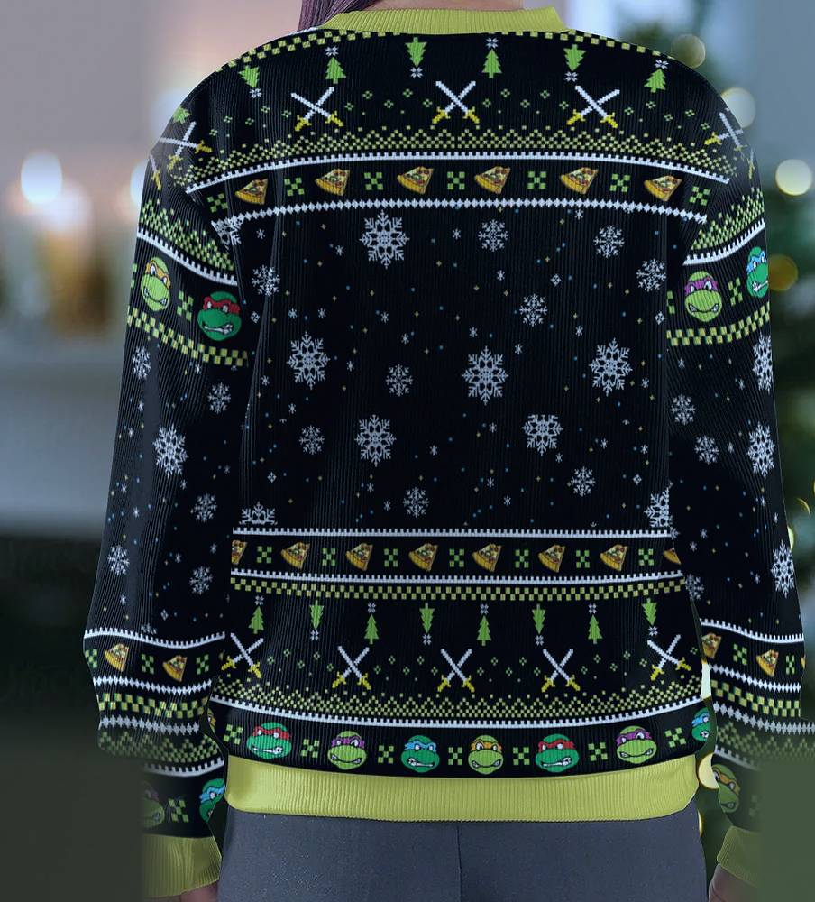 tmnt ninja turtles forgiveness is divine late pizza ugly christmas sweatshirt 3 tmnt ninja turtles forgiveness is divine late pizza ugly christmas sweatshirt 3