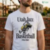 utah jazz basketball take note tshirt white male3