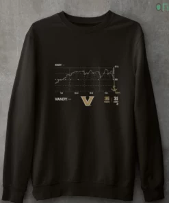 vanderbilt football miracle win probability chart sweatshirt