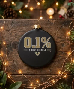 vanderbilt football the 0 1 chance miracle black ornament