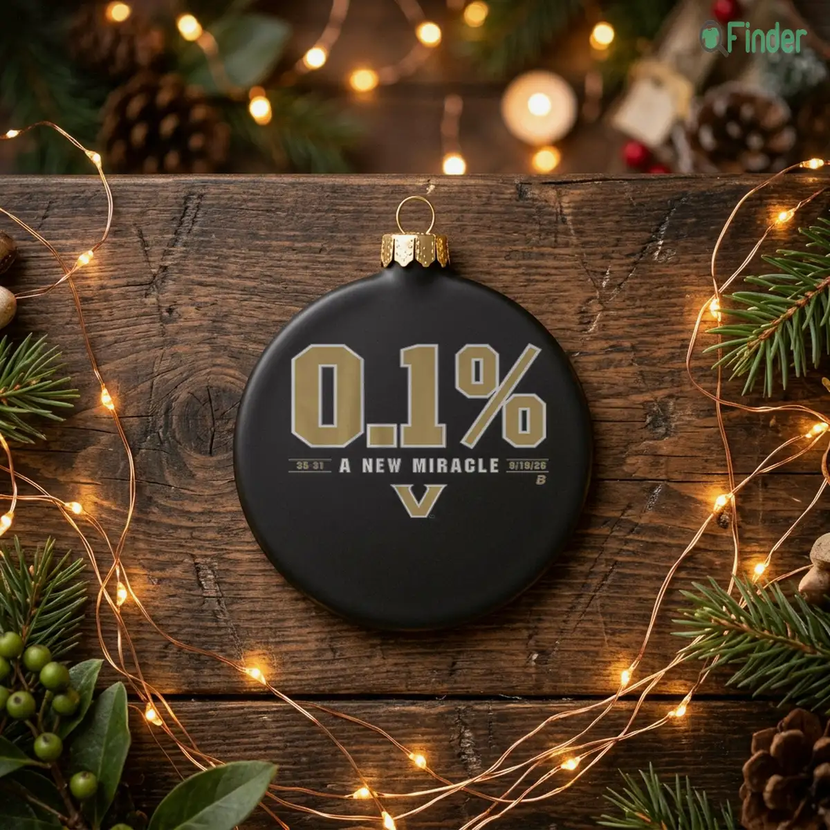 Vanderbilt Football The 0.1% Chance Miracle Shirt - Design Preview