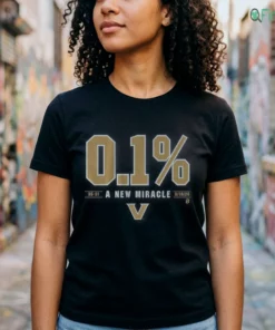 vanderbilt football the 0 1 chance miracle tshirt black female3