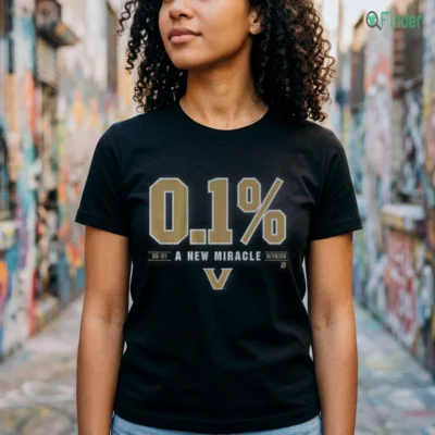 vanderbilt football the 0 1 chance miracle tshirt black female3