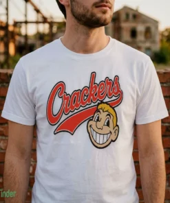 vintage atlanta crackers native american baseball mascot graphic t shirt 2