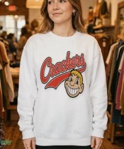 vintage atlanta crackers native american baseball mascot graphic t shirt 4