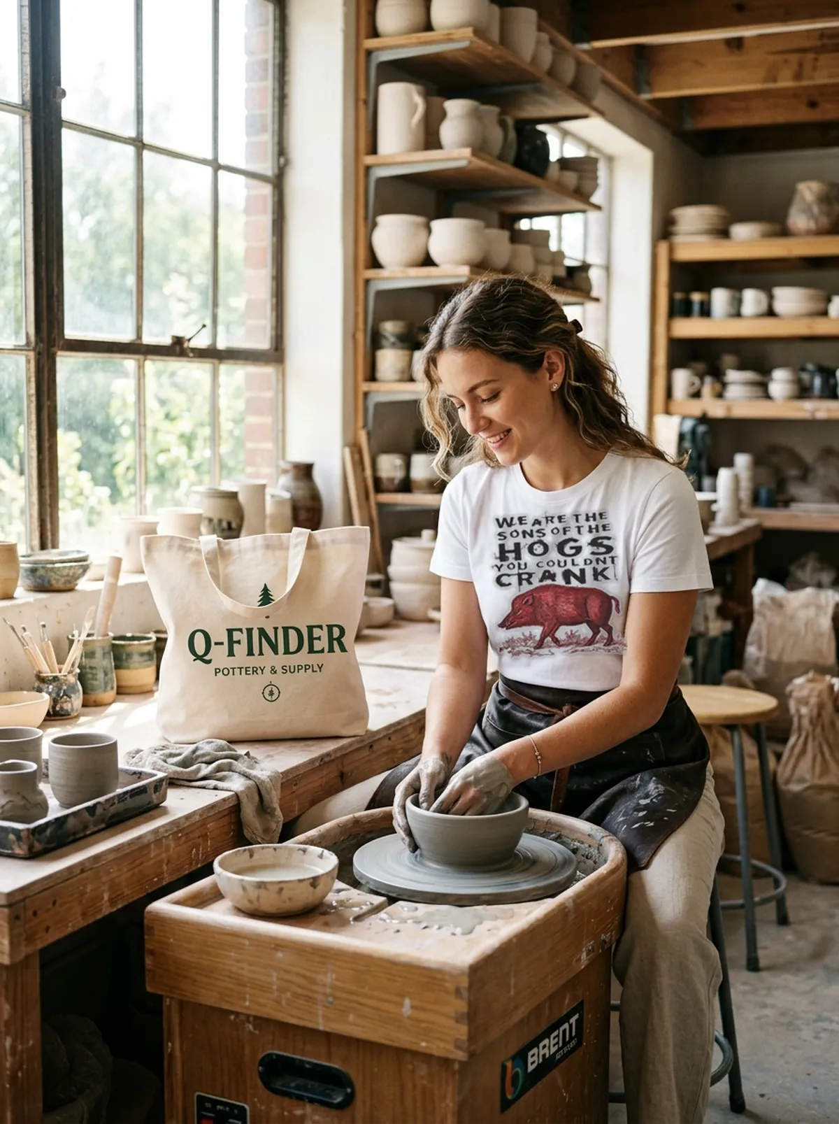 we are the sons of the hogs you couldn t crank white tshirt pottery studio we are the sons of the hogs you couldn t crank white tshirt pottery studio