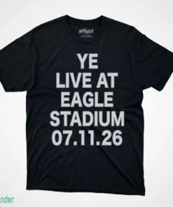 ye live in concert tirana albania 07.11.26 t shirt 1