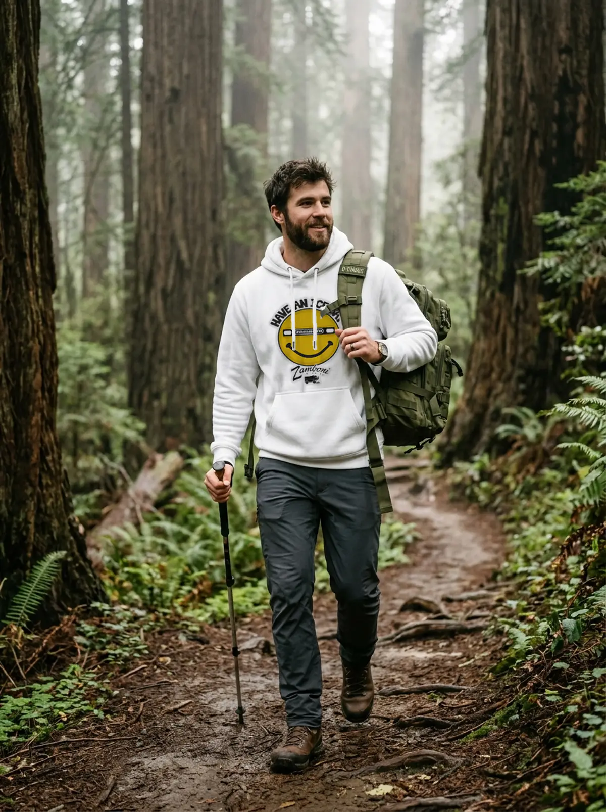 zamboni have an ice day smile white hoodie forest zamboni have an ice day smile white hoodie forest