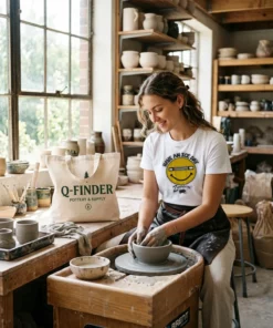 zamboni have an ice day smile white tshirt pottery studio