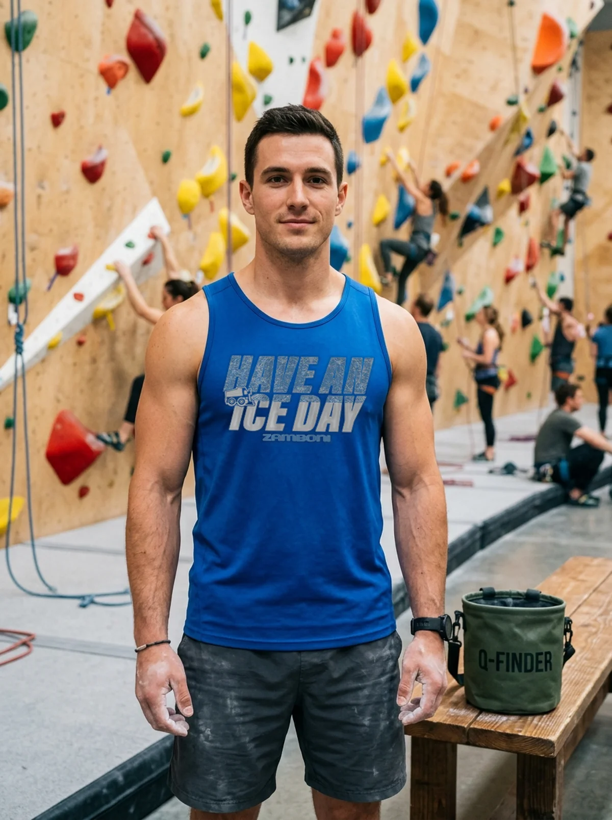 Zamboni Have An Ice Day Text T-Shirt - Design Preview