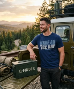 zamboni have an ice day text blue tshirt expedition tailgate