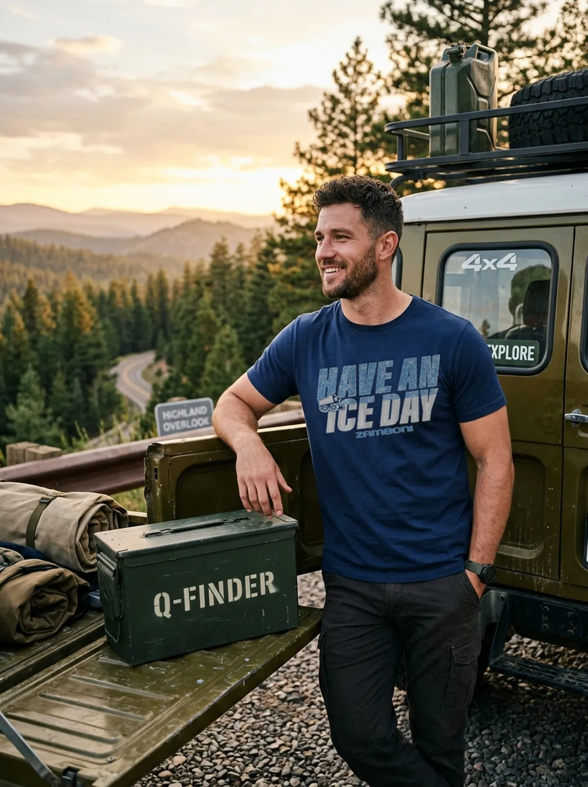 zamboni have an ice day text blue tshirt expedition tailgate zamboni have an ice day text blue tshirt expedition tailgate