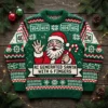AI Generated Santa Six Fingers Glitch Ugly Christmas Sweater - Front View Main Mockup
