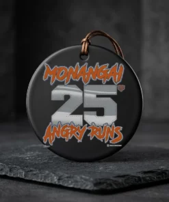 angry runs 2026 bears kyle monangai ceramic ornament