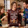 baked with love knead me daddy adult humor christmas sweater