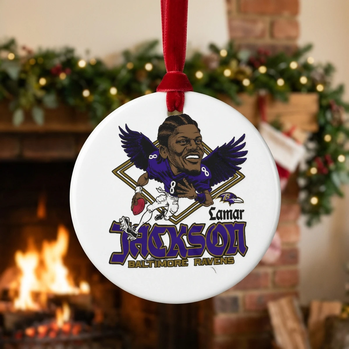 Baltimore Ravens Lamar Jackson Wings Shirt - Design Preview