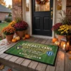 Baseball Fans Welcome Brewers Vs Rays 2026 Championship Clash Doormat - Front View Main Mockup
