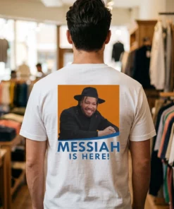 Basketball Messiah Is Here Shirt - Front View Main Mockup