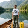 ben rice the rice is right white tshirt canoe lake
