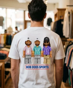 bob does sports lego tshirt white male back