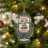 Bob Uecker Get Up Get Outta Here World Champions 2026 Brewers Custom Acrylic Ornament - Front View Main Mockup