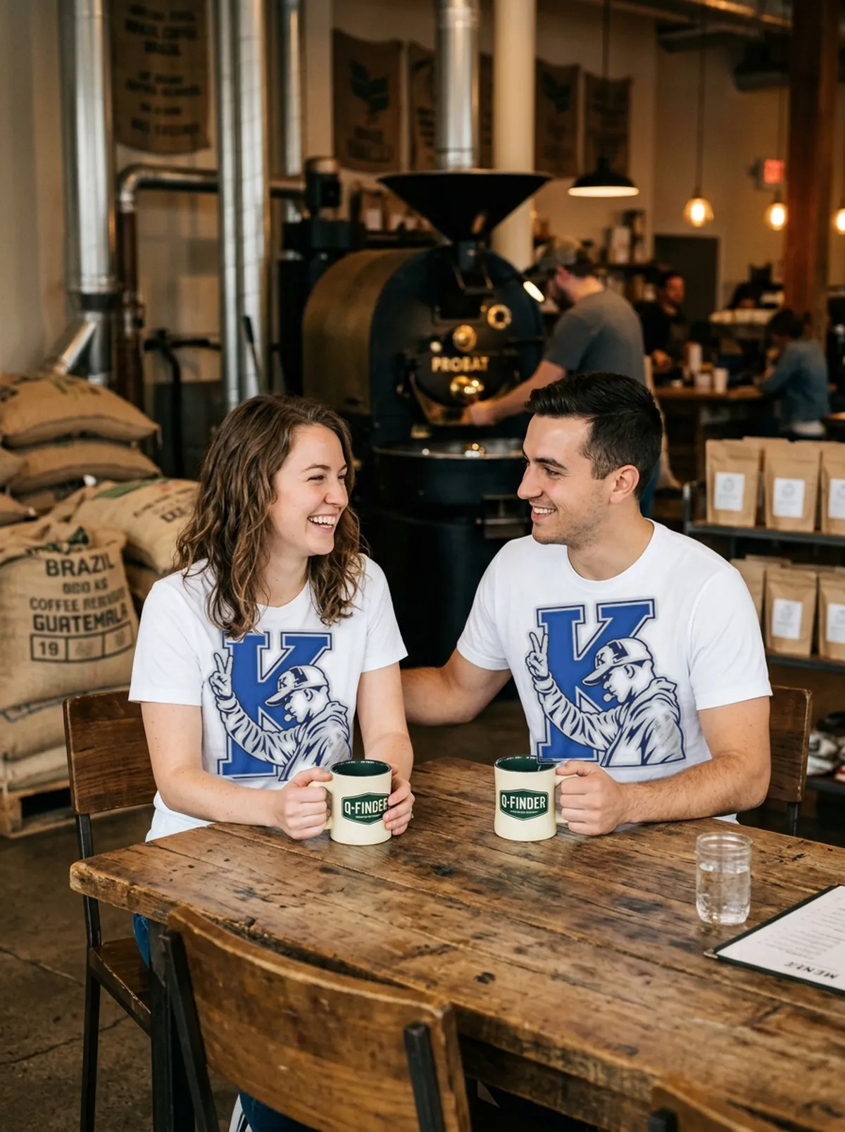 bold take monday wear coach will stein kentucky football white tshirt roastery couple Bold Take Monday Wear Coach Will Stein Kentucky Football Shirt - Back or Alternative Angle Mockup